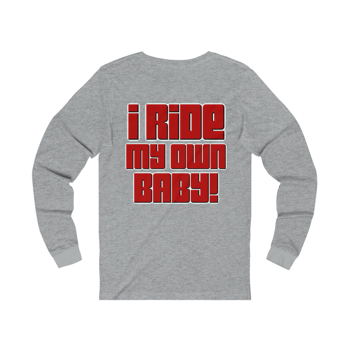 Bagger Babe (Red Letters) Unisex Jersey Long Sleeve Tee