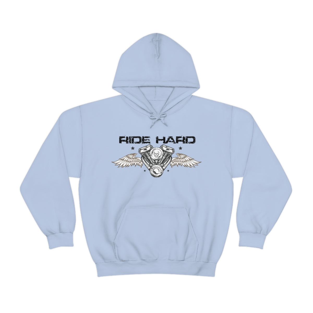 Ride Hard (Black Letter) Unisex Heavy Blend™ Hooded Sweatshirt