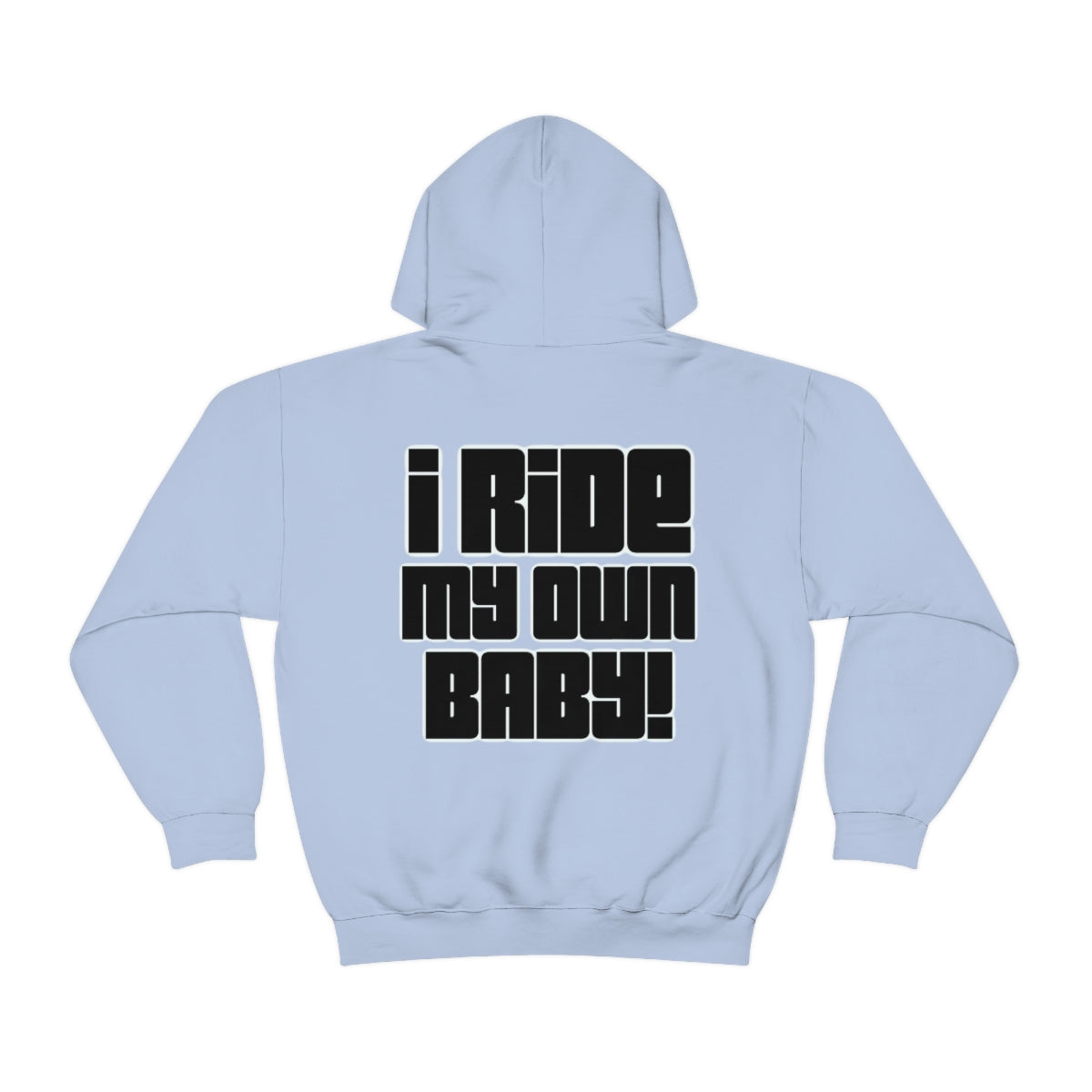 Bagger Babe (Black Letters) Unisex Heavy Blend™ Hooded Sweatshirt