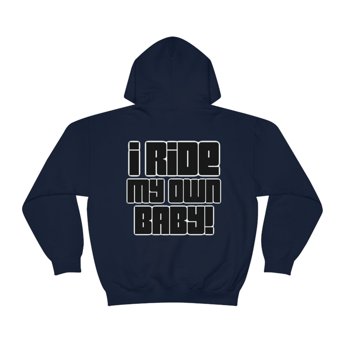 Bagger Babe (Black Letters) Unisex Heavy Blend™ Hooded Sweatshirt