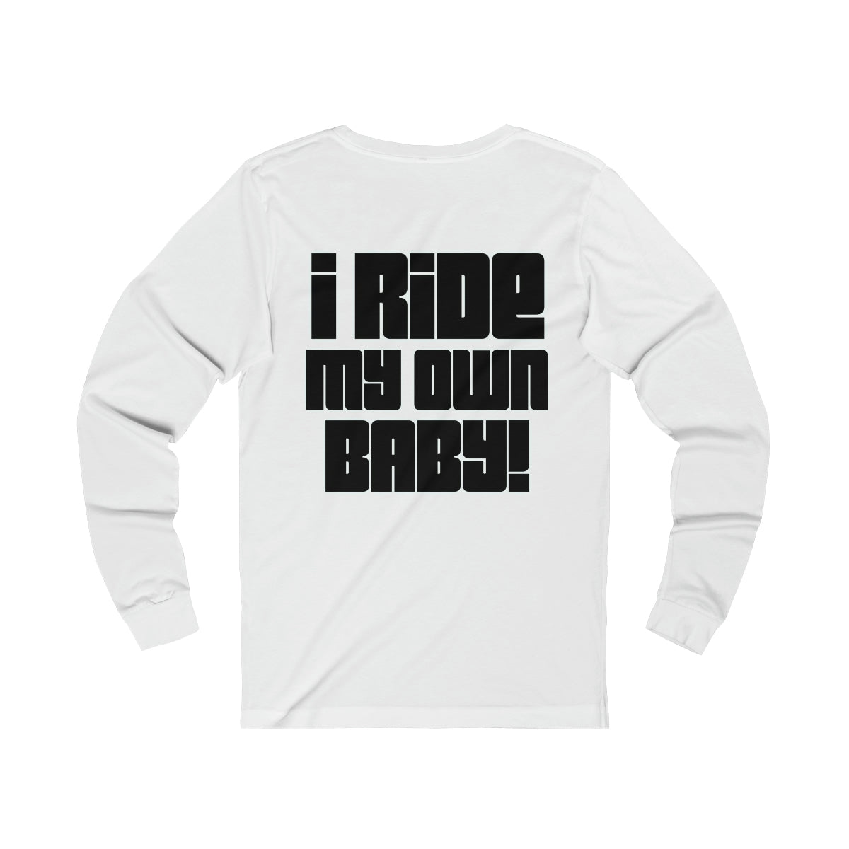 Bagger Babe (Black Letters) Unisex Jersey Long Sleeve Tee