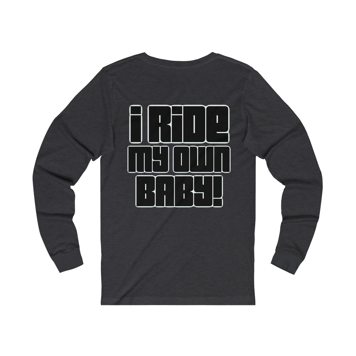 Bagger Babe (Black Letters) Unisex Jersey Long Sleeve Tee