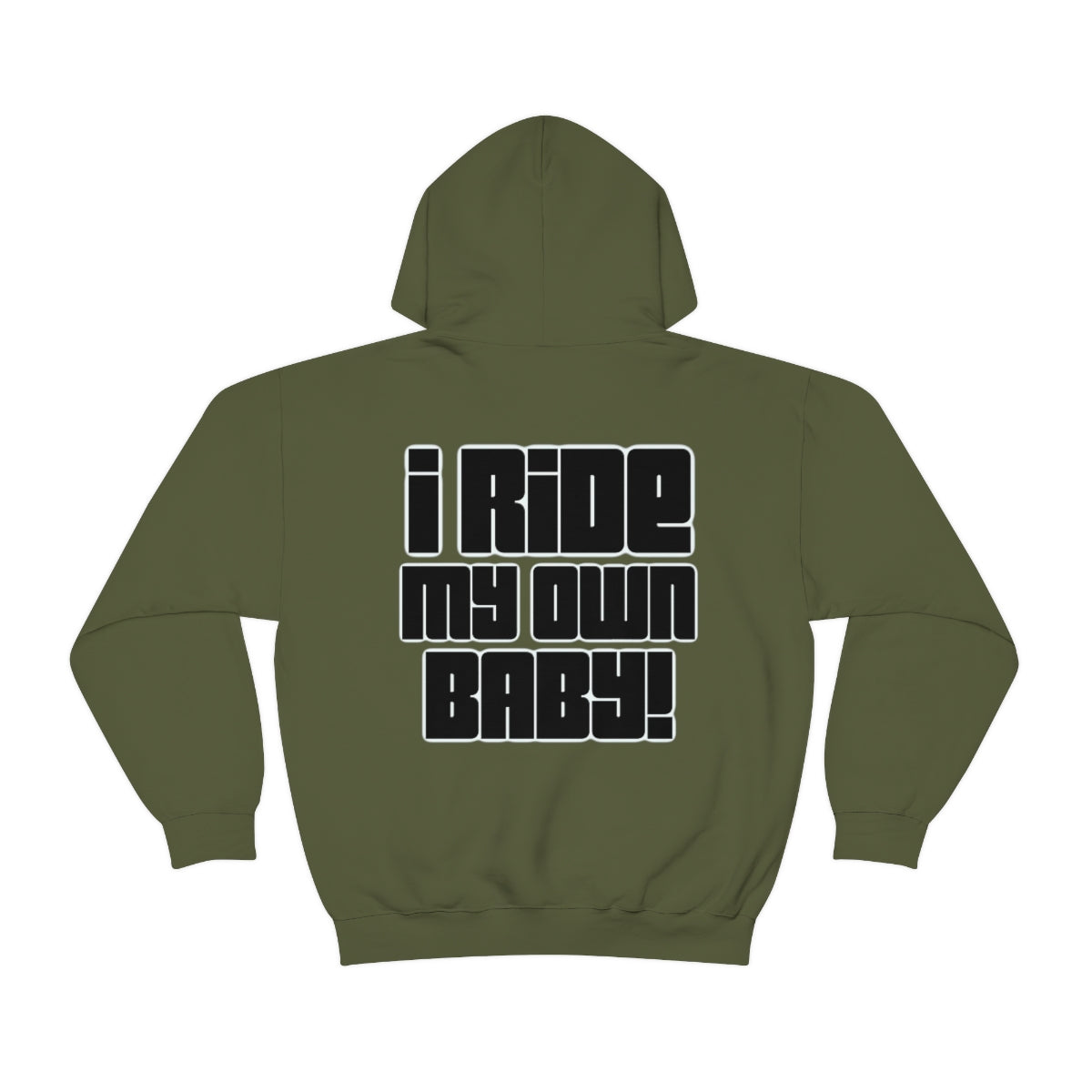 Bagger Babe (Black Letters) Unisex Heavy Blend™ Hooded Sweatshirt
