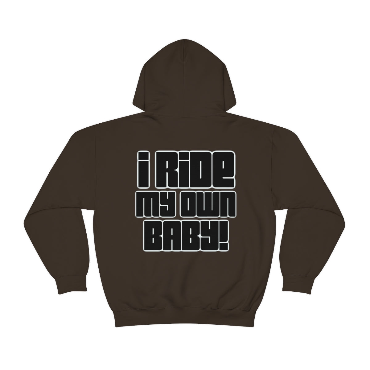 Bagger Babe (Black Letters) Unisex Heavy Blend™ Hooded Sweatshirt