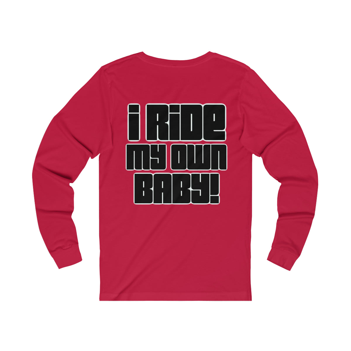Bagger Babe (Black Letters) Unisex Jersey Long Sleeve Tee