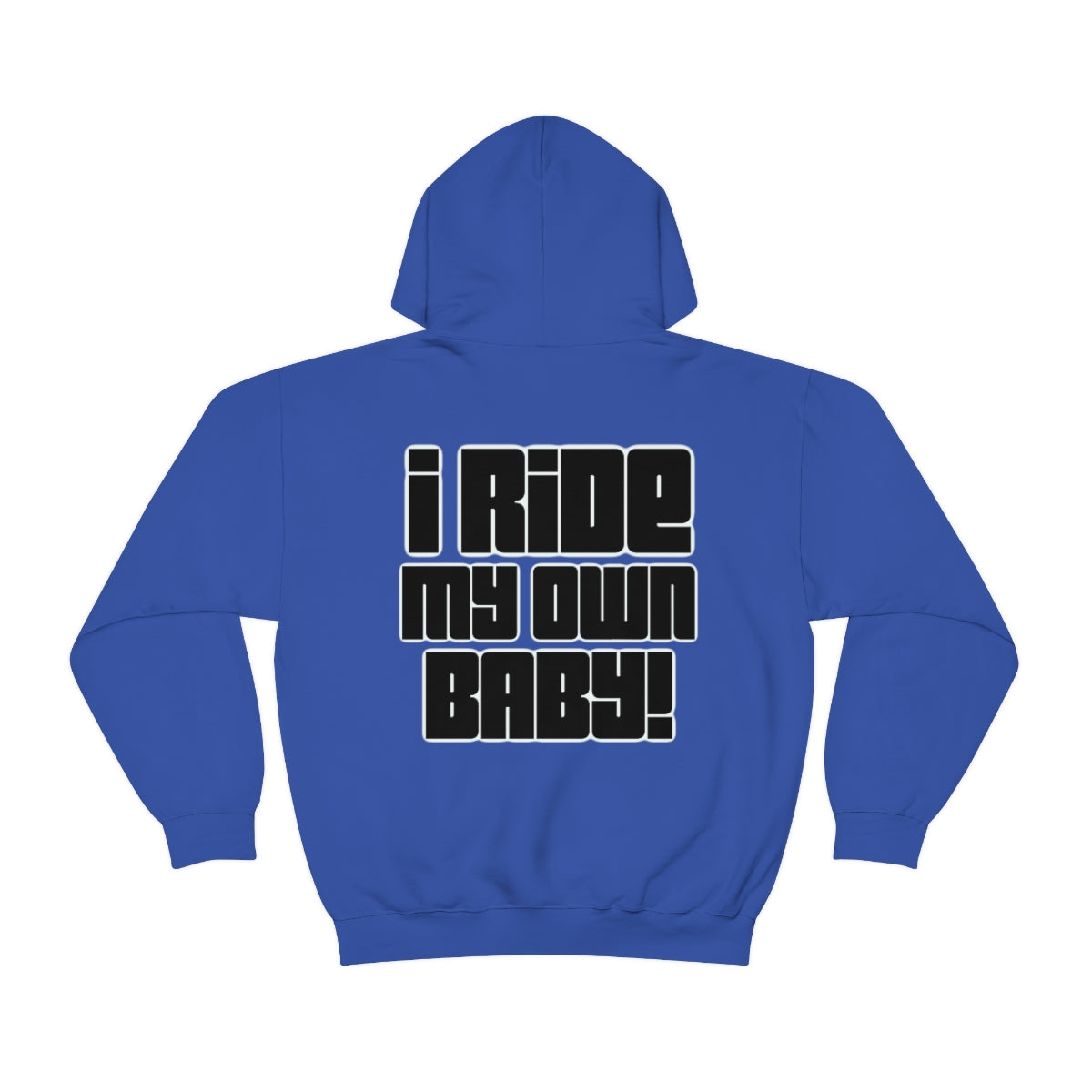 Bagger Babe (Black Letters) Unisex Heavy Blend™ Hooded Sweatshirt