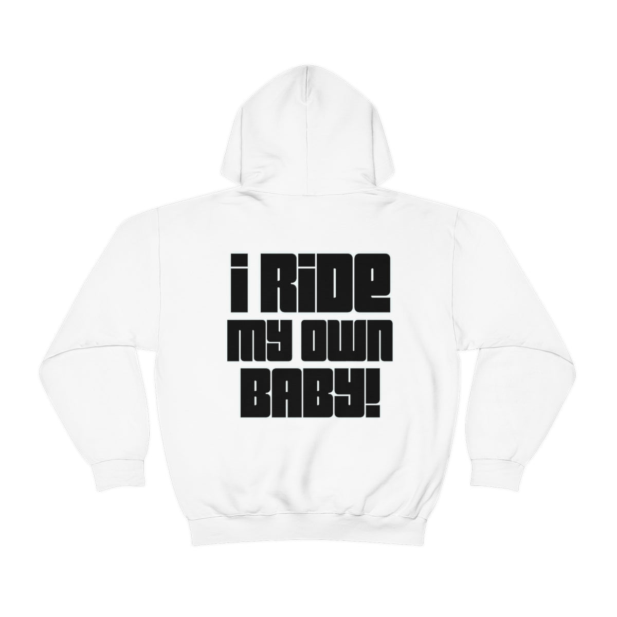 Bagger Babe (Black Letters) Unisex Heavy Blend™ Hooded Sweatshirt