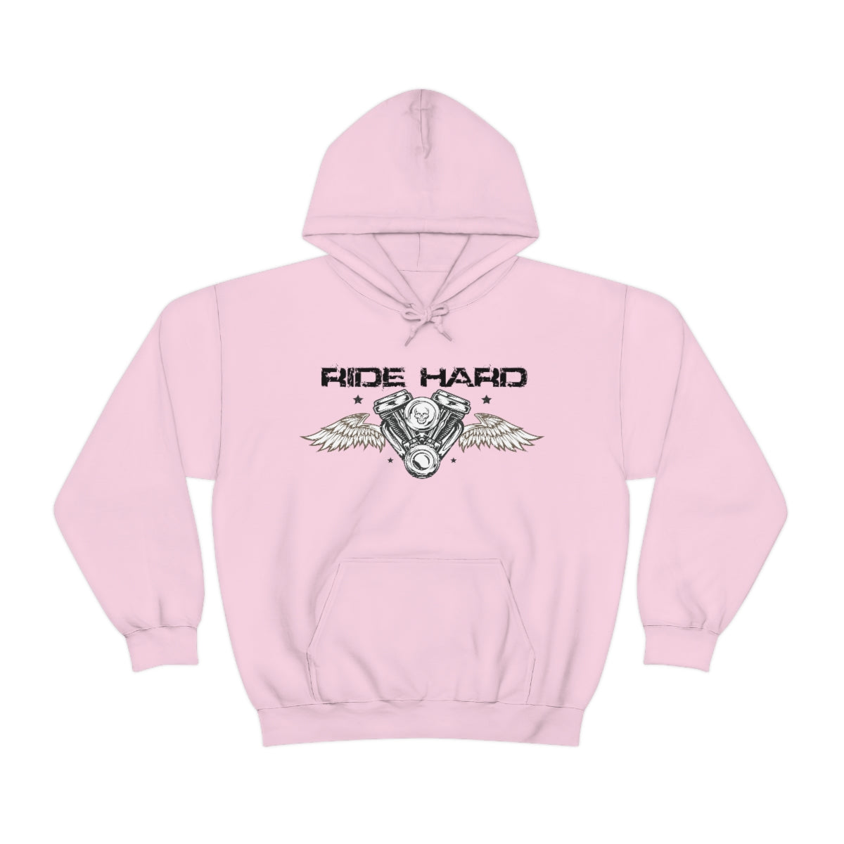 Ride Hard (Black Letter) Unisex Heavy Blend™ Hooded Sweatshirt