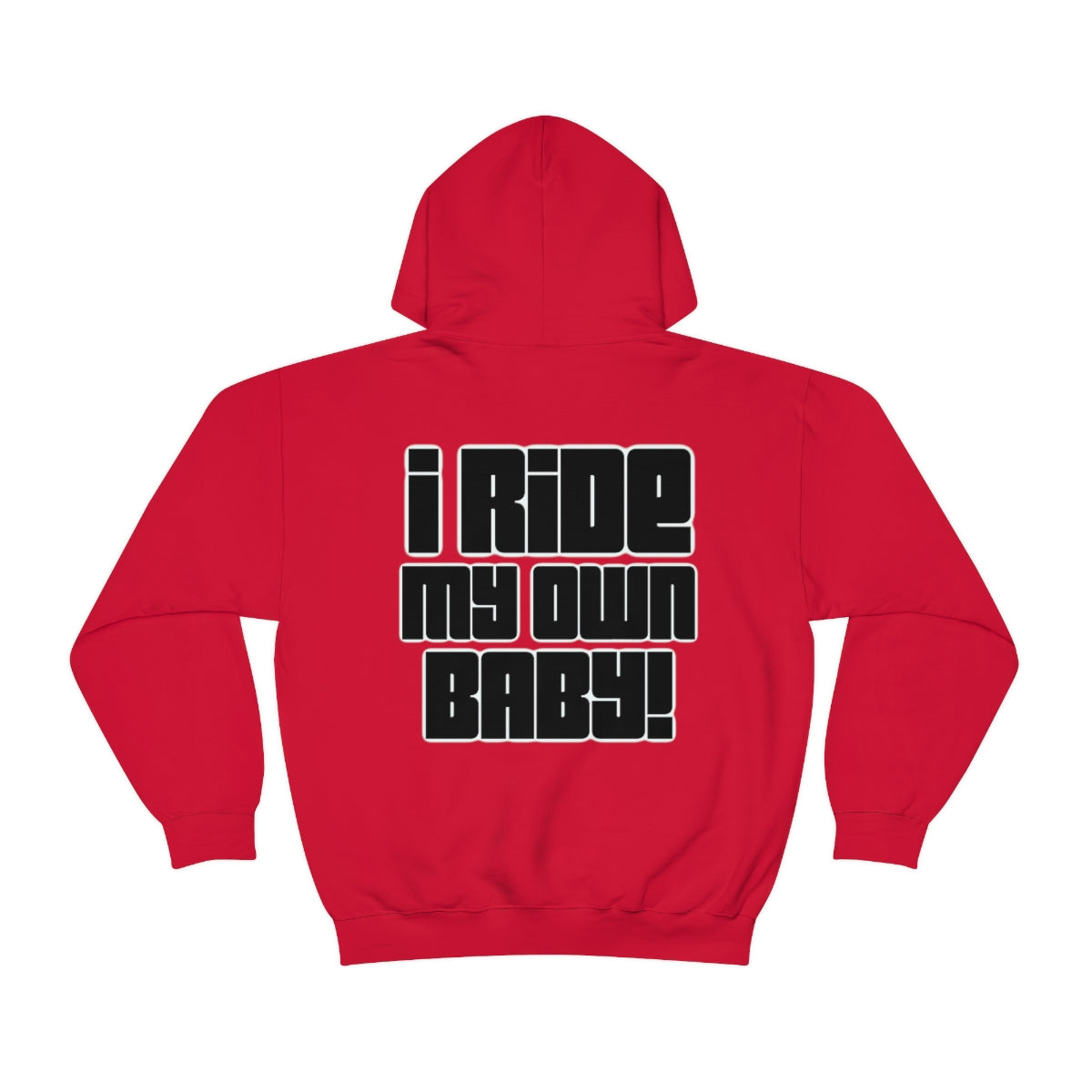 Bagger Babe (Black Letters) Unisex Heavy Blend™ Hooded Sweatshirt