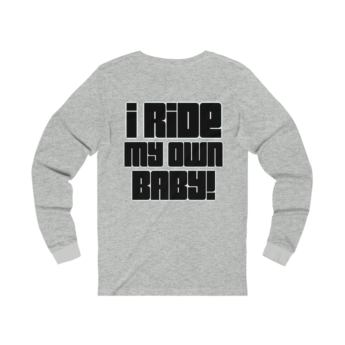 Bagger Babe (Black Letters) Unisex Jersey Long Sleeve Tee