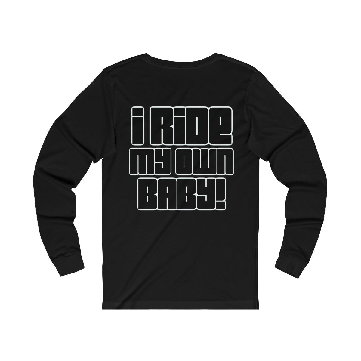 Bagger Babe (Black Letters) Unisex Jersey Long Sleeve Tee