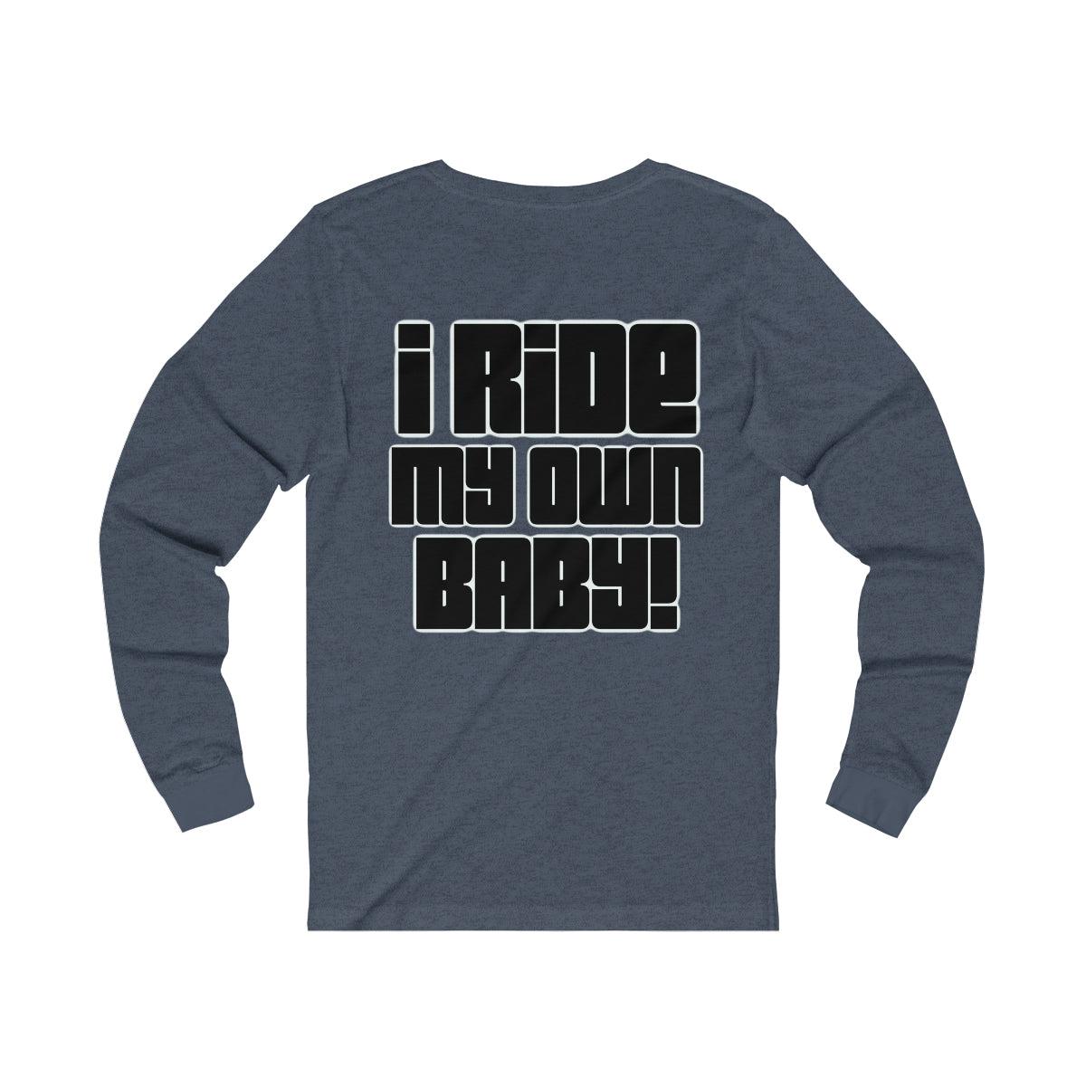 Bagger Babe (Black Letters) Unisex Jersey Long Sleeve Tee