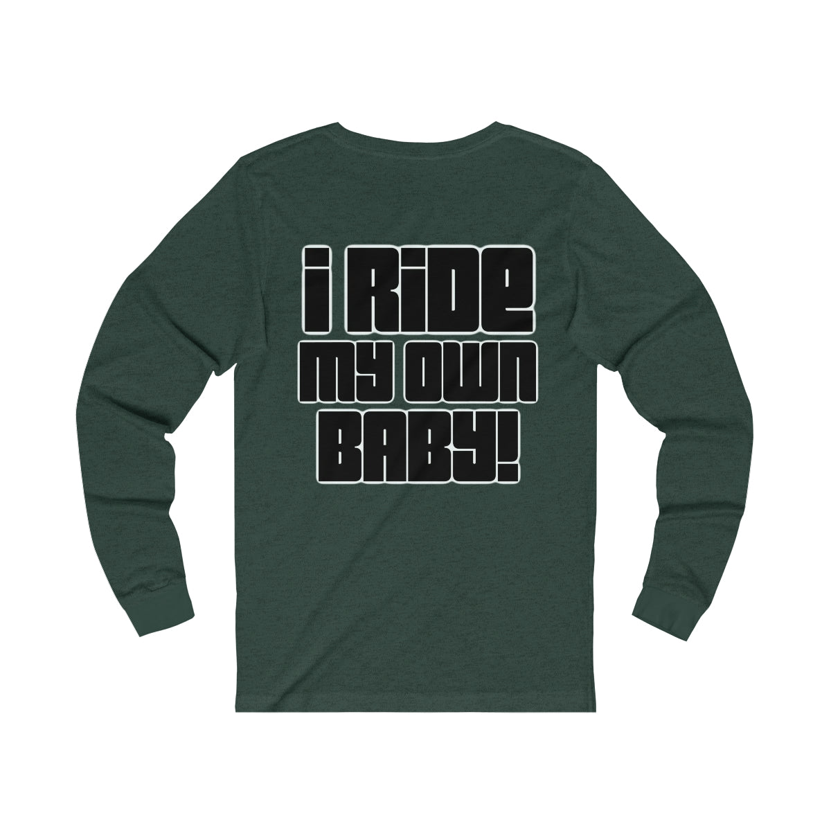 Bagger Babe (Black Letters) Unisex Jersey Long Sleeve Tee