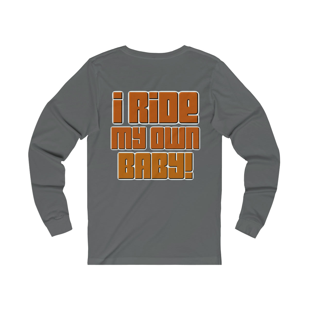 Bagger Babe (Orange Letters) Unisex Jersey Long Sleeve Tee