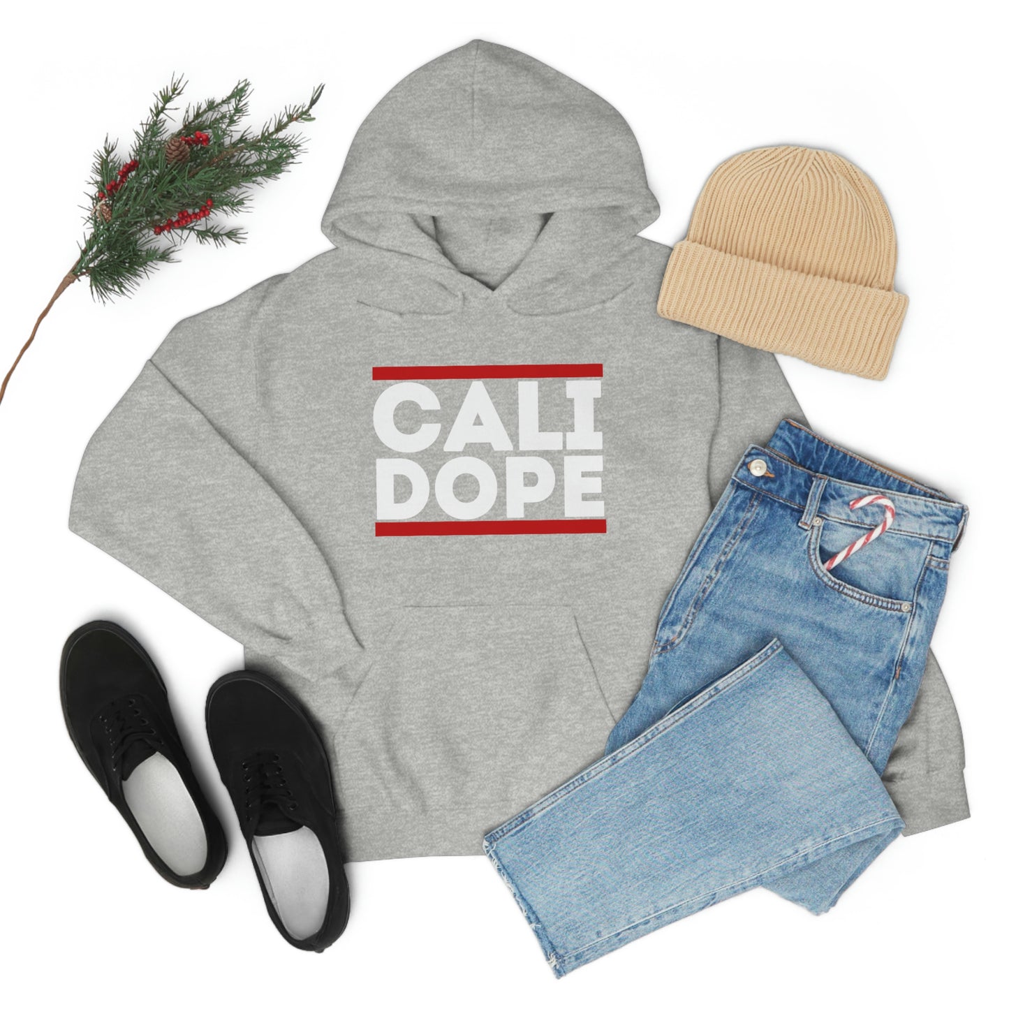Cali Dope (White letters) Unisex Heavy Blend™ Hooded Sweatshirt