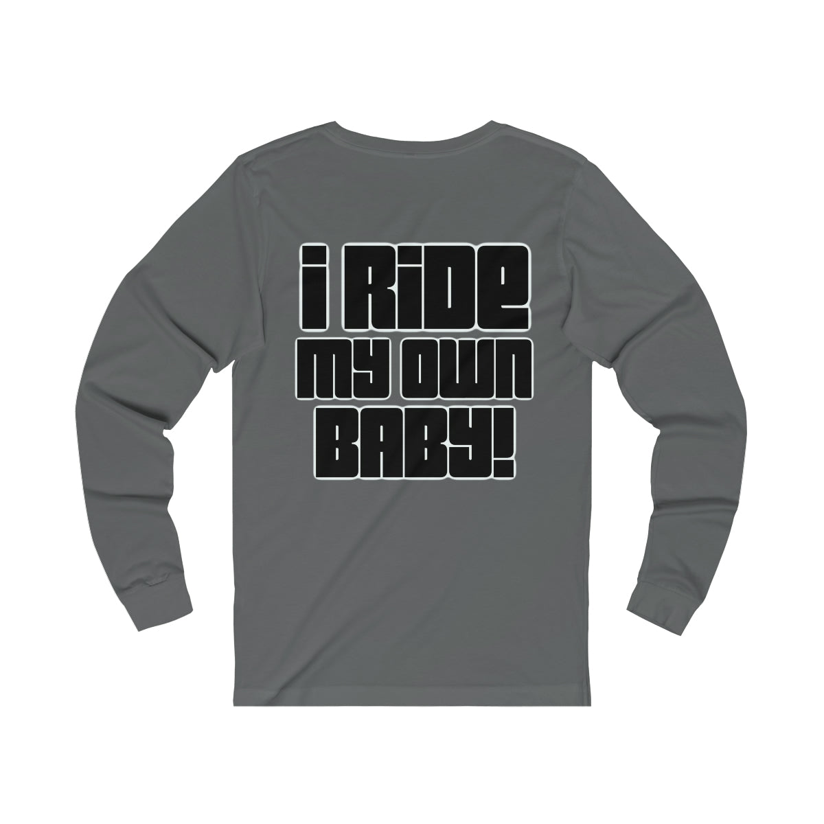Bagger Babe (Black Letters) Unisex Jersey Long Sleeve Tee