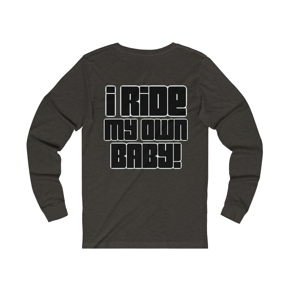 Bagger Babe (Black Letters) Unisex Jersey Long Sleeve Tee