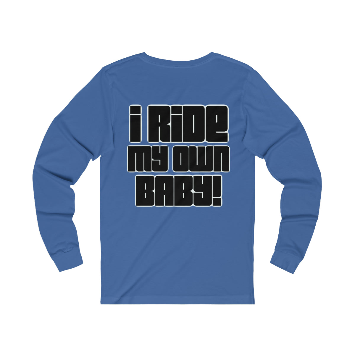 Bagger Babe (Black Letters) Unisex Jersey Long Sleeve Tee