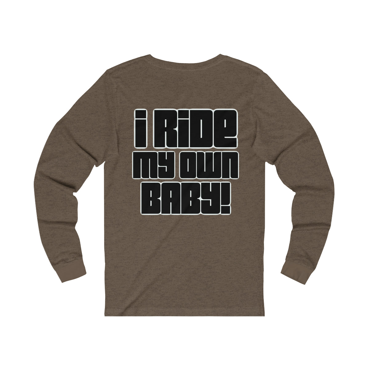 Bagger Babe (Black Letters) Unisex Jersey Long Sleeve Tee