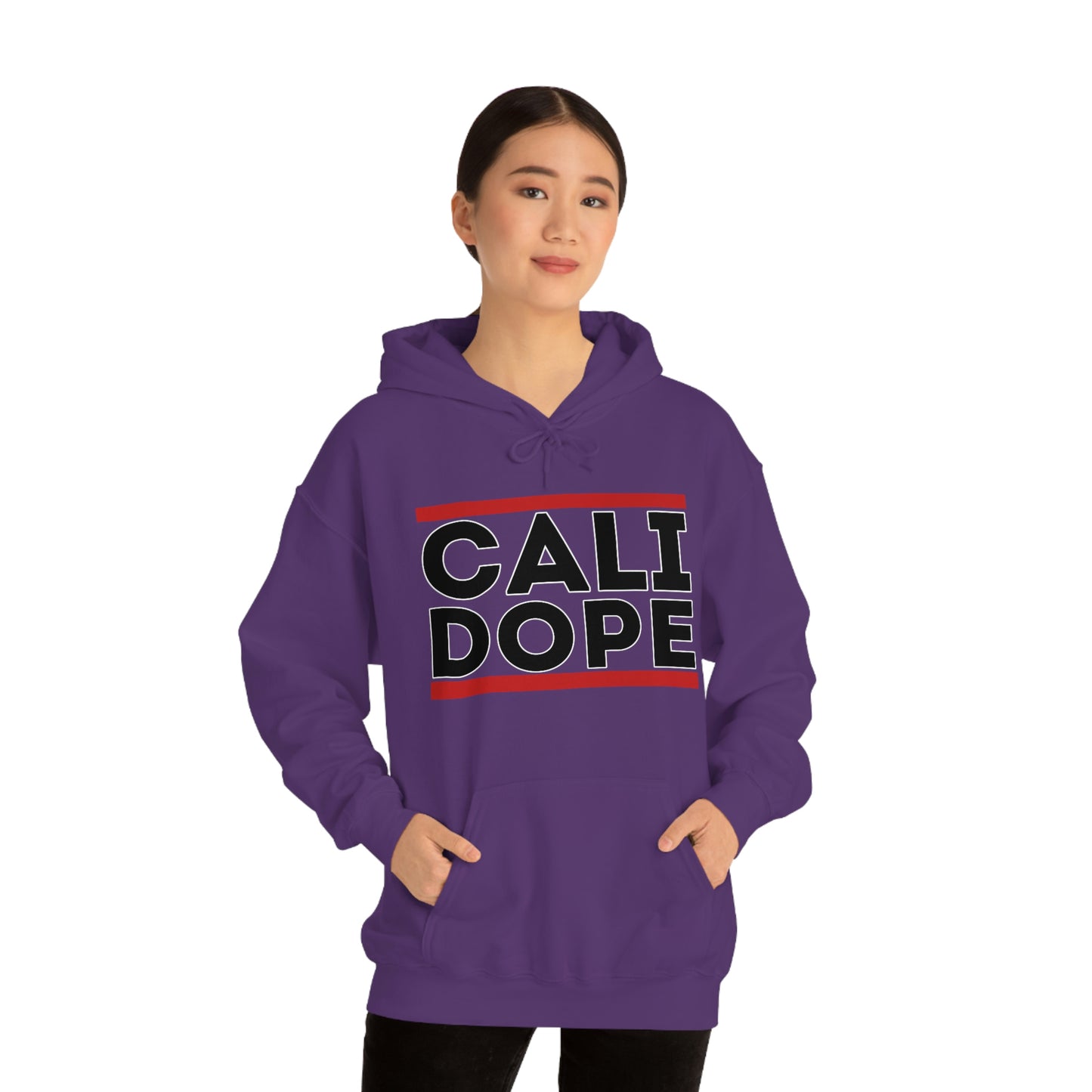 Cali Dope (Black Letters) Unisex Heavy Blend™ Hooded Sweatshirt