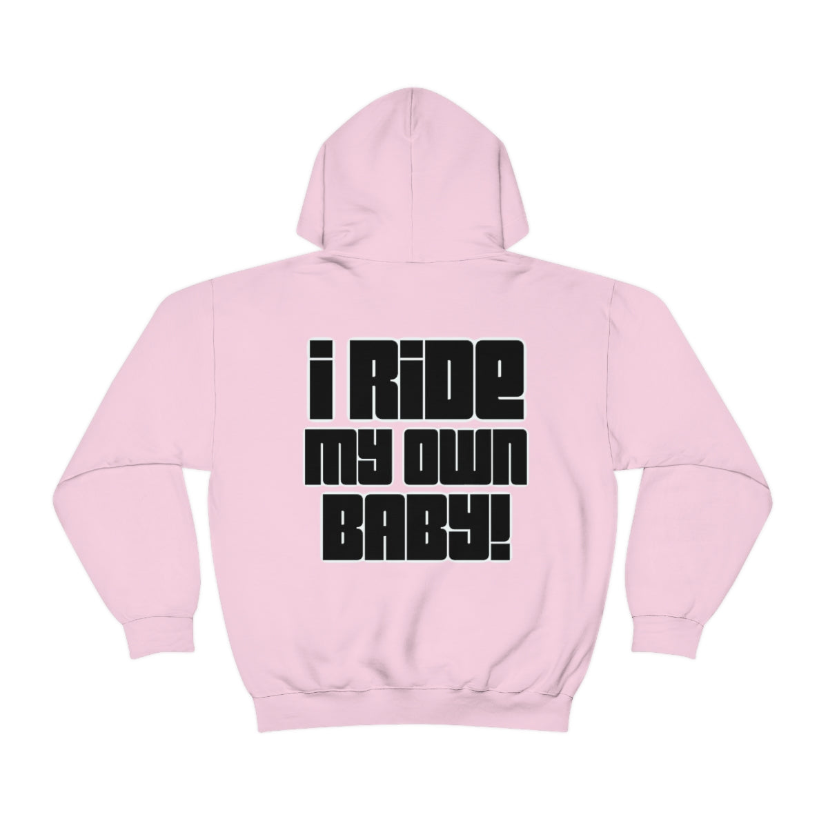 Bagger Babe (Black Letters) Unisex Heavy Blend™ Hooded Sweatshirt