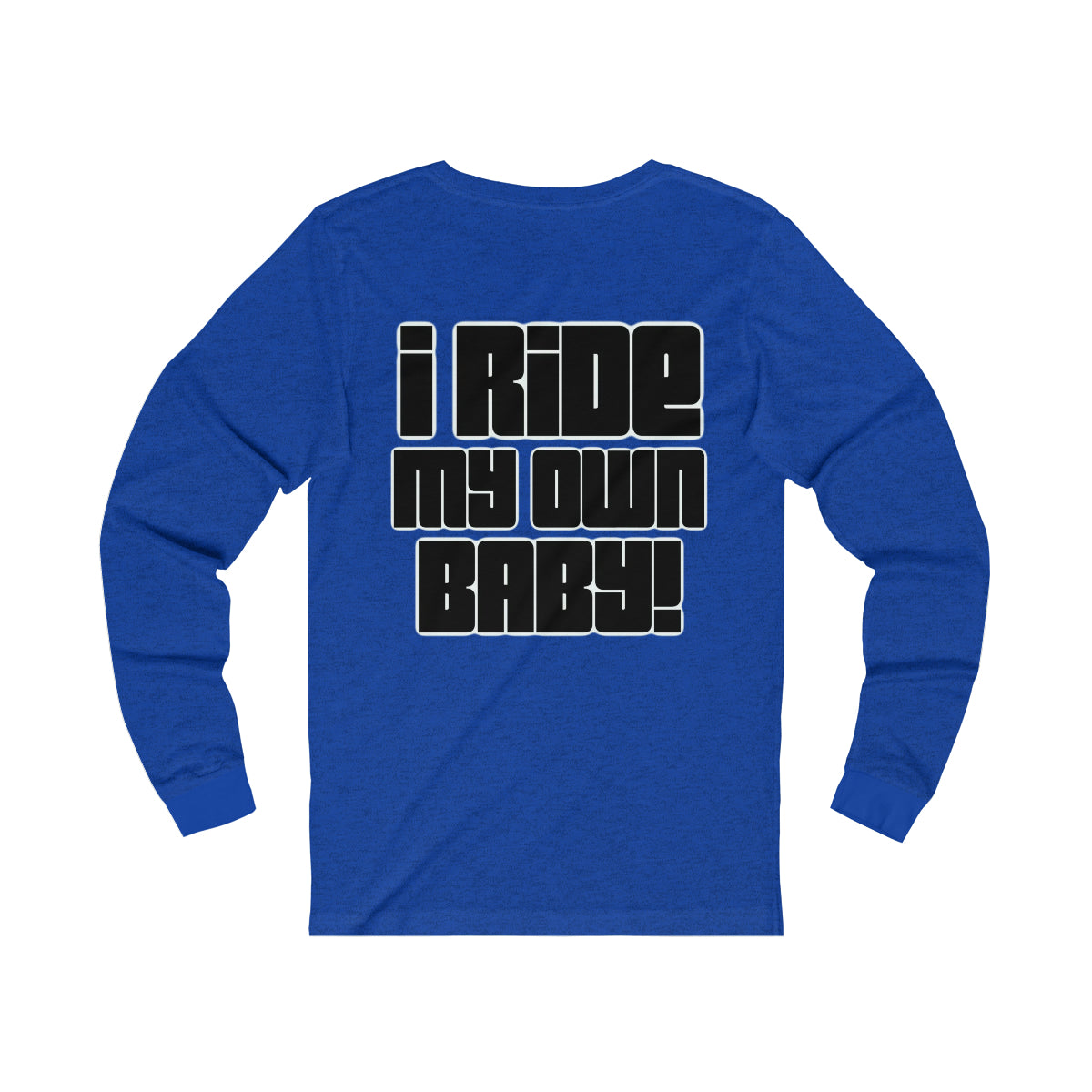 Bagger Babe (Black Letters) Unisex Jersey Long Sleeve Tee